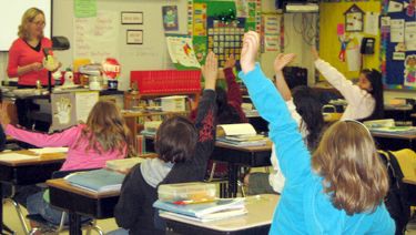 teacher in classroom